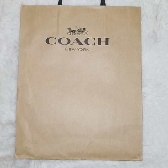 Coach brown paper bag - Picture 2 of 7